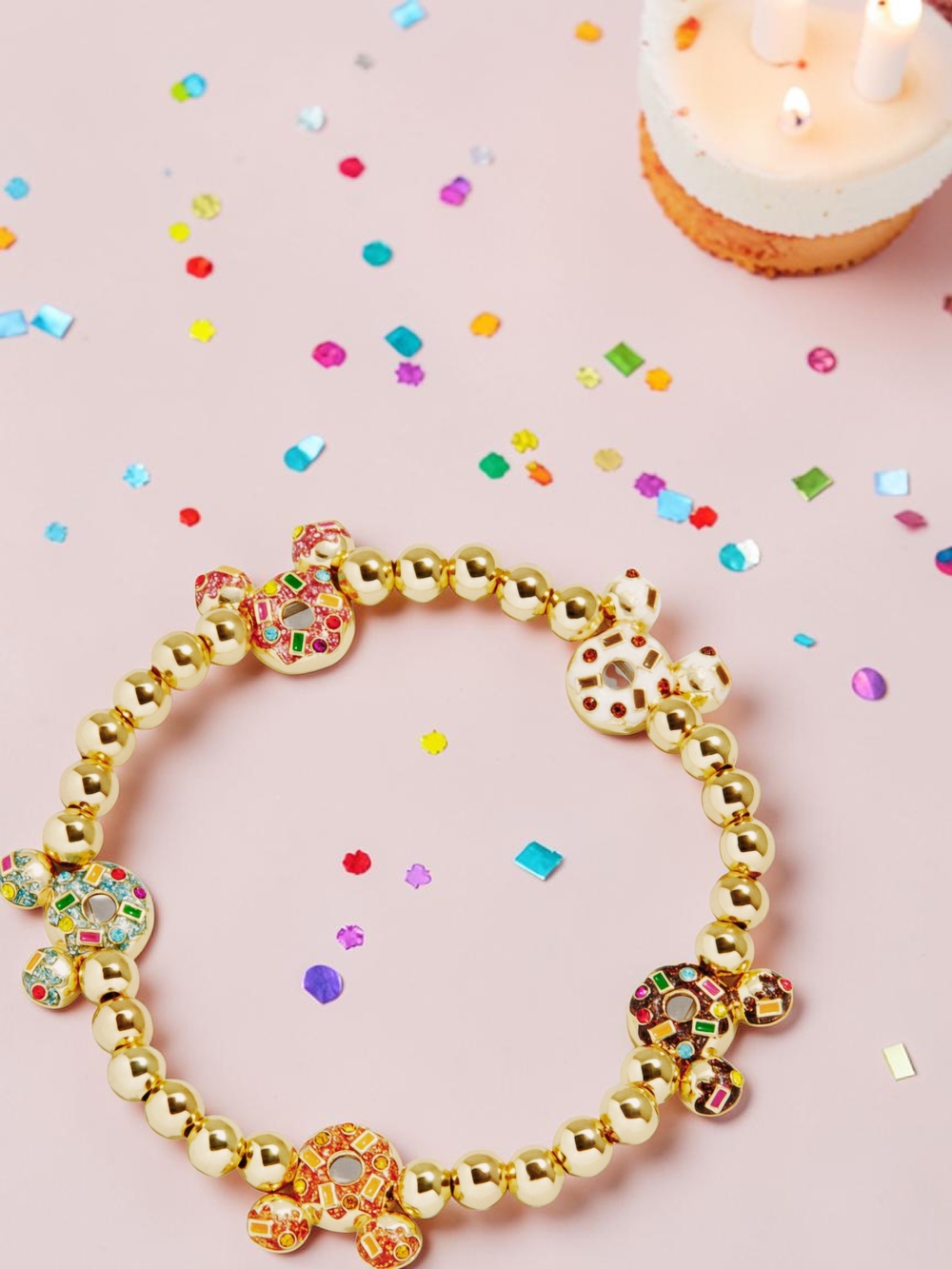NEW Disney Mickey Mouse Pisa Donut Bracelet Officially Licensed  Product NWT